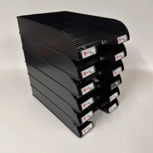 Brievenbak – zwart – 6 stuks