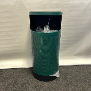 Buitenafvalbak – half rond 35 ltr