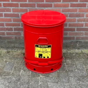 Container voor olieachtige afvalstoffen rood 80 l – Justrite