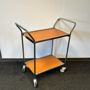 Etagewagen met houten legborden – 2 legborden