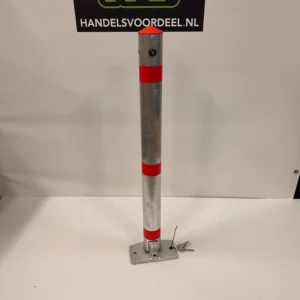 Parkeerpaal – Op grondplaat – Neerklapbaar