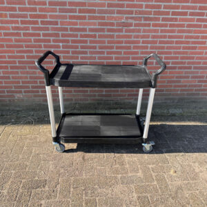 Servicetrolley met kunststof plateau – Draagvermogen 250kg