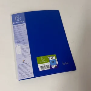 Showalbum up line etiket op 3 zijden 20 tassen 40 zichten A4