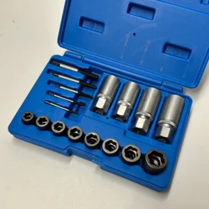 Tapeind / moer en bout verwijderaar 17-dlg.