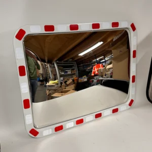 Veiligheidsspiegel rechthoekig – Eigen weg – Zicht 90°