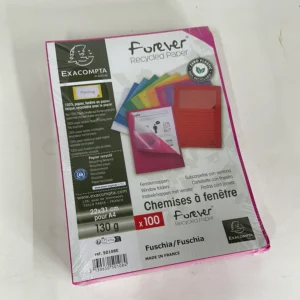 Venstermap Exacompta Forever L-map 120gr karton Roze