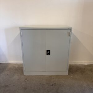 Lage draaideurkast – grijs – Manutan Expert Aris