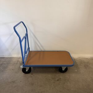 Ergonomische plateauwagen met vaste duwbeugel – Laadvermogen 250 kg