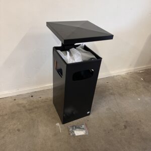 As-afvalbak voor gebruik binnen en buiten 38 l