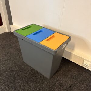 Afvalscheidingsbak Polymax 40 ltr Vepabins