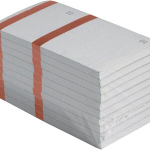 Exacompta 50x Nummerboekjes met 100 blad met dubbele nummering en gekleurde band – 6 ,6×13,5cm – Bister – 96301E