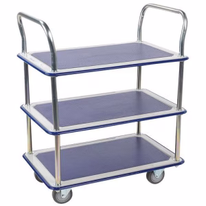 Plateauwagen van metaal – 3 plateaus – draagvermogen 200 kg