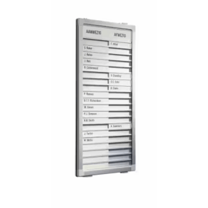 Legamaster Professional Aanwezigheidsbord 26 (B) x 31 (H) cm Geadoniseerd aluminium Zilver