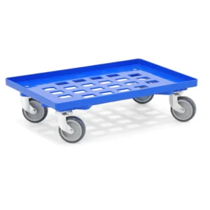 Onderwagen rolplateau 4 zwenkwielen zonder rem