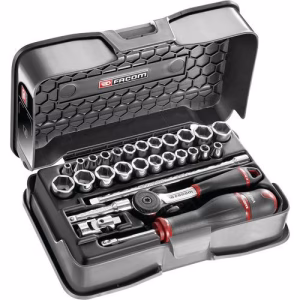 Doppenset 1/4 inch zeskant en inch – 28 stuks