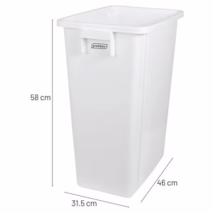 Afvalbak voor afvalscheiding zonder deksel – 60 l