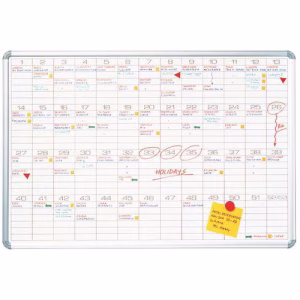 Jaaroverzichtsplanner met weekaanduiding