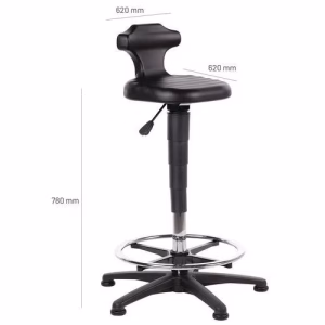 Zit- en stastoel Bimos – hoog model op glijders