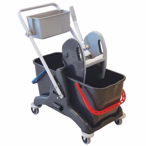 Rolemmer met pers – 2 x 15 l – Manutan Expert