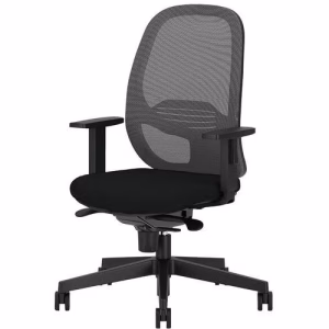 Ergonomische bureaustoel zwart Eggy